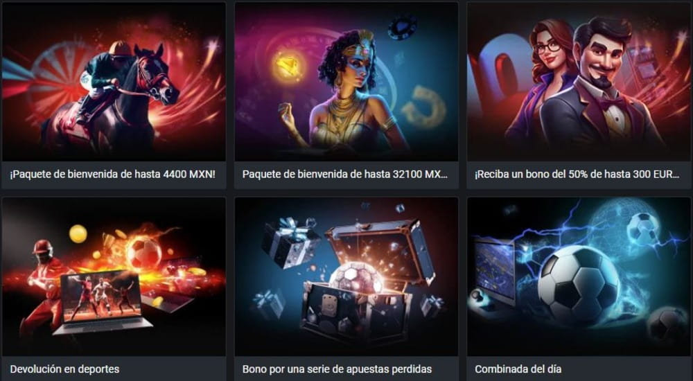 Bonificación de bienvenida y otras promociones de Megapari