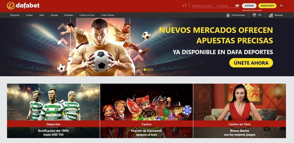 Página oficial de Dafabet